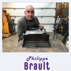 Philippe Brault, polisseur à l'oeuvre